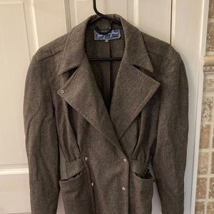 Beautiful Flannel Thierry Mugler Jacket - Size 38